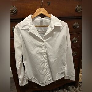 White SHEIN Button Down
